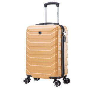 Mala de Bordo 10kg Rígida ABS com Rodas 360° e Cadeado TSA - Pessego, 21(10-15kg)
