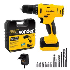 ParafusadeiraFuradeira Vonder PFV 120 – 12V Bivolt com Maleta – Shop do Zap Campo Grande