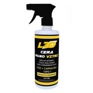 Cera Cristalizadora L3D 450ml – Brilho Intenso, Proteção Rápida e Fácil Aplicação
