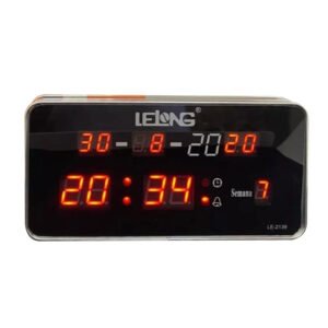 Relógio Parede Mesa Led Digital Calendário Termômetro